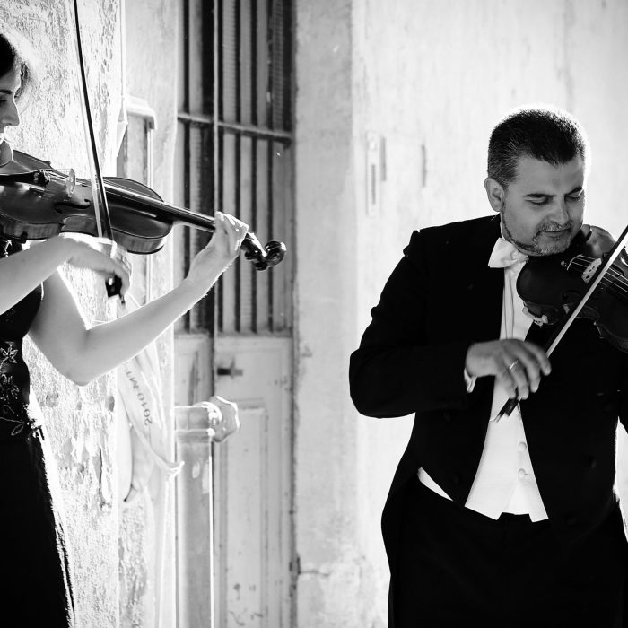 string quartet and violins for wedding in italy